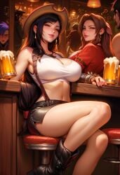 aerith gainsborough from final fantasy by leshay7