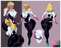 gwen stacy from marvel by ghostlessm