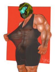 doom slayer (doom) from doom by hunkyhuesnsfw