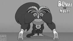 blinki the wolf fan art