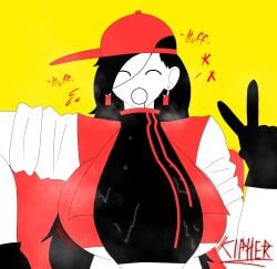 ass big_ass big_breasts big_butt big_thighs breasts butcher_vanity_(synthesizer_v) cipherpablo curvy curvy_figure female heavy_breathing large_ass large_breasts source_request sweating synthesizer_v thick_thighs thighs vimalion_pro voluptuous yi_xi_(synthesizer_v)