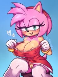 amy rose from sega by alienyan