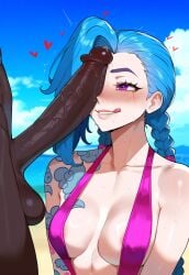 jinx (arcane) from league of legends by creamy ai