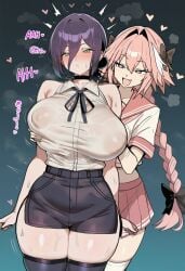 astolfo (fate) from chainsaw man by wumiai