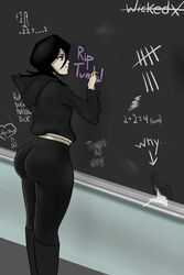 bleach huge_ass kuchiki_rukia short_hair wickedx