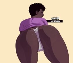 2018 absurd_res ass dark-skinned_female dark_skin female fruit_basket_(jamesab) jamesab joy_winslow_(jamesab) original_character panties