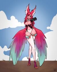 vastaya from league of legends by beetne (artist)