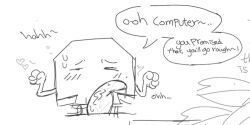computer (tdos) from fusionanimations by markitstuffed