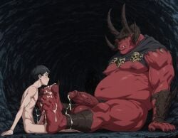 2boys abs age_difference ai_generated baldur's_gate baldur's_gate_3 balls bara big_balls big_belly big_dom_small_sub big_muscles big_nipples big_pecs big_penis booster_rex cum cum_on_feet cum_on_penis cumshot daddy demon/human dilf dominant dominant_humanoid dominant_male duo ejaculation erection foot_fetish foot_on_face foot_play gay holding_partner horn horned_humanoid huge_balls huge_cock huge_muscles human human_on_demon human_on_humanoid humanoid humanoid_dominating_human humansub hunk hyper hyper_balls hyper_penis interspecies larger_humanoid larger_male male male/male male_only multicolored_body musclegut muscles muscular muscular_humanoid muscular_male navel nipples nude older_dom_younger_sub older_humanoid older_male older_male_and_younger_male older_on_younger orgasm pecs penis red_body size_difference smaller_human smaller_male submissive submissive_human submissive_male yaoi younger_human younger_male yurgir