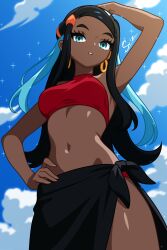 nessa (pokemon) from nintendo by su1zide