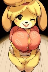 isabelle (animal crossing) from animal crossing by onlineworms