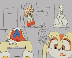cream the rabbit from sega by pistacho