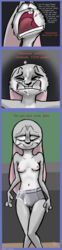 1girls ahe_gao breasts chastity chastity_belt comic cum cum_on_face denial desperate falseseke female female_chastity female_only furry lagomorph looking_pleasured mammal orgasm_denial rabbit tagme tears torture