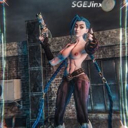 arcane jinx from arcane by memz3d