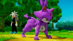 blaze the cat from sega by kabalmystic