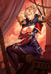 blood elf from blizzard entertainment by mavezar