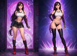 tifa lockhart from final fantasy by leshay7