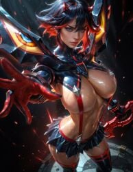 matoi ryuuko from kill la kill by darkblazeai