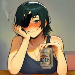 himeno (chainsaw man) from chainsaw man by lapis slopzuli