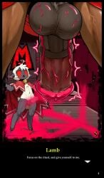 absurd_res ai_generated animal_genitalia animal_penis anthro attribute_theft balls bell bell_collar blood blood_from_eye bodily_fluids bovid candle cape caprine clothing collar cult_of_the_lamb duo equid equine equine_genitalia equine_penis fingers fluffy genitals glowing glowing_eyes glowing_markings hi_res hooves horse humanoid lamb_(cult_of_the_lamb) male male/male mammal markings massive_monster_(studio) penis pulling_shirt_down ritual sheep small_penis stained_glass the_sneaky_snake_(artist) throbbing throbbing_balls throbbing_penis window