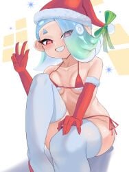 shiver (splatoon) from christmas by bogiebaygon
