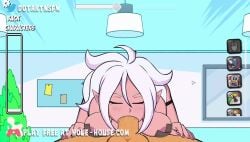 1boy 1girls android_21 animated anime_style arched_back ass ass_focus ass_up big_ass big_breasts big_butt big_penis blowjob blowjob_face blowjob_only blush blush_lines bra breast_squeeze breasts breasts_out buttplug cartoony cel_shading creampied cum cum_in_mouth cum_inside cum_on_face curvy curvy_figure deep_blowjob deep_penetration deep_throat deepthroat deepthroat_no_hands dick dotartnsfw dragon_ball dragon_ball_z fellatio female gag gagging gagging_noise gagging_on_penis gem grey_body hole_house male moan moaning moaning_in_pleasure moans mouth mouth_full_of_cock mouth_full_of_cum mouth_gag mouth_shot mp4 naked nipples nude open_mouth panties panties_aside pierced_nipples piercing pink_body plug_(sex_toy) shaded so_much_cum sound sound_effect sound_effects spank_marks sucking sucking_penis tagme tail tank_top thick thick_ass thick_thighs throat_fuck throbbing throbbing_penis vein veiny_penis video video-body video_bra video_top videos western_art western_cartoon