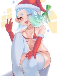 shiver (splatoon) from christmas by bogiebaygon