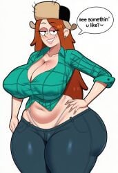 wendy corduroy from gravity falls by lubbasdump