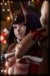 shuten douji (fate) from christmas by dkclaude3d