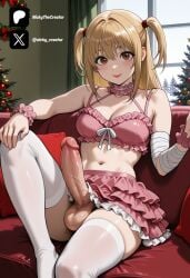 misa amane from christmas by nickythecreator