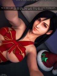 tifa lockhart from christmas by darkbahamuth