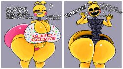 toy chica (fnaf) from five nights at freddy's by furu flami