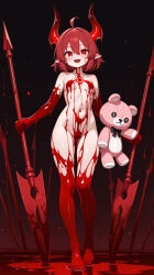 adult_female adult_male ai ai-created ai_art ai_assisted ai_generated blood boobs penis posing pussy satan