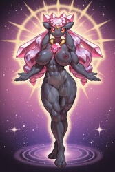adoptable adult ai ai_art ai_generated anthro anthropomorphic big_breasts breasts diancie eyelashes female giant_boobs giant_breasts hot legendary_pokemon lewd morefur mythical_pokemon naked naked_female nipples nsfw nude nude_female pokegal pokegirl pokegirl_as_pokemon pokemon pokemon_(species) pokemorph pussy sexy sexy_girl vagina