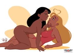 2girls artofpechi ass blonde blonde-haired_female blonde_female blonde_hair blonde_hair_female breasts completely_naked completely_naked_female completely_nude completely_nude_female disney female female/female female_only lifeguard lifeguard_(lilo_and_stitch) lilo_and_stitch lola_the_lifeguard naked naked_female nani_pelekai nude nude_female pechi phillipthe2 tagme tan tan-skinned_female tan_body tan_skin tanline tanlines tanned tanned-skinned_female tanned_body tanned_female tanned_girl tanned_skin yuri