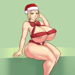 tsunade from christmas by cheesecrumbles