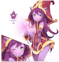 lulu the fae sorceress from league of legends by mhz