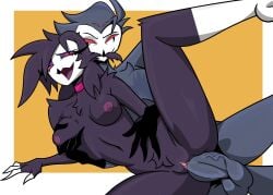 aptom7747 father_and_daughter hair_pull helluva_boss incest octavia_(helluva_boss) stolas_(helluva_boss) vaginal_penetration vivziepop
