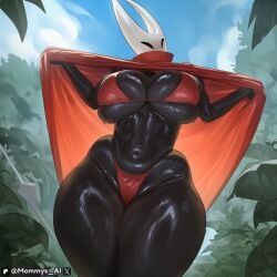 1girls ai_generated ass big_ass big_breasts bikini breasts curvaceous curvy highres hips hips_wider_than_shoulders hollow_knight hollow_knight:_silksong hornet_(hollow_knight) huge_ass huge_breasts looking_at_viewer mommysai solo sweat sweaty sweaty_body thick thick_ass thick_legs thick_thighs thighs voluptuous voluptuous_female