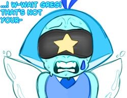 aquamarine_(steven_universe) blindfold brat greg_universe lemonsqueeze shortstack steven_universe tsundere
