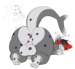 2026 anthro anus aquatic atherol athysona_(atherol) balls big_balls big_breasts big_butt black_hair blush breasts butt carcharhinus digital_media_(artwork) dragon duo female fish genitals gynomorph hair hi_res horn huge_balls huge_butt huge_hips huge_thighs intersex kiss_mark kiss_mark_on_anus kiss_mark_on_balls kiss_mark_on_butt kiss_mark_on_foot lipstick_on_anus lipstick_on_balls lipstick_on_butt lipstick_on_feet mythological_creature mythological_scalie mythology nonbinary_(lore) oceanic_whitetip_shark presenting presenting_anus presenting_hindquarters pressie_(nerdshark) red_hair requiem_shark romantic romantic_couple scalie shark sharp_teeth teeth thick_thighs wide_hips