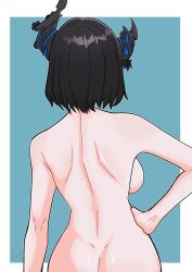 ?eduson ass back_view butt_crack completely_naked completely_nude hand_on_hip hololive hololive_english hololive_english_-advent- nerissa_ravencroft short_hair sideboob virtual_youtuber