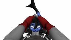 16:9 3d_(artwork) anthro belt big_penis blue_body blue_skin bodily_fluids bottomwear clothing cum cum_from_nose cum_in_mouth cum_in_nose cum_inside deep_throat digital_media_(artwork) domi_(domi3d) duo evan_(juicyducksfm) facial_scar fan_character female first_person_view fur genital_fluids genitals gloves grey_body grey_fur hand_on_head hand_on_leg hand_on_thigh handwear hi_res holding_head jacket juicyducksfm lagomorph leporid looking_at_viewer male male/female mammal oral oral_penetration pants penetration penis rabbit rabbit_(petruz) red_clothing red_gloves red_handwear saliva saliva_on_penis scar shark_tail shirt simple_background source_filmmaker_(artwork) topwear vein warfare_domi white_background widescreen