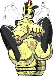 1girls anthro anus arthropod ass bee big_butt breasts crown female headgear hi_res humanoid hymenopteran insects jabutico lips nipples pussy roblox roblox_game solo source_request spread_legs spread_vulva spread_wings spreading tail thick_bottom_lip thick_thighs vulva wings