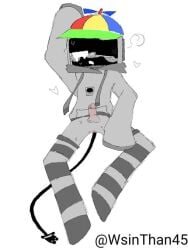 ? arms_up cute eyes_half_open hoodie incredibox_mod lying mr._fun_computer_(sprunki) one_eye_closed penis plug sprunki tagme