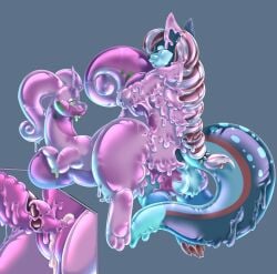 animal_genitalia animal_penis animate_inanimate anthro anus ass bodily_fluids breasts clitoris close-up cum cum_in_pussy cum_in_vagina cum_inside drone duo ejaculation exposed_breasts female feral futanari generation_4_pokemon generation_6_pokemon genital_fluids genitals glistening glistening_body goo_on_arm goo_on_balls goo_on_breasts goo_on_penis goo_puddle goodra herm hi_res intersex intersex/female intersex/male kisha_(artist) knot knotted_penis knotting latex latex_creature liquid_latex living_latex lucario male male/female merge_tf merging mythological_creature mythology nintendo nipples paws penetration penile penile_penetration penis penis_in_pussy penis_in_vagina pokemon pokemon_(species) pokemorph puddle pussy slime spread_anus spread_butt spread_pussy spread_vulva spreading tail takeover vaginal_penetration vulva