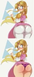 princess zelda from a link between worlds by kharon