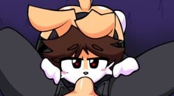 animal_ears brown_hair bunny_ears female inaba_tewi red_eyes