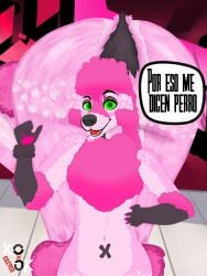 3:4 absurd_res anthro ass aureliodelacroix(normal) canid canine canis domestic_dog hi_res kothony(koxok) male mammal meme poodle solo
