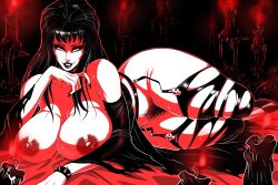 elvira from elvira: mistress of the dark by turtlechan